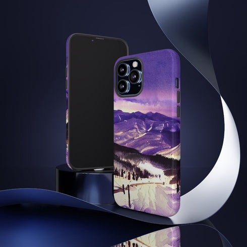 Vail Colorado at Christmas - Impact Resistant Phone Case